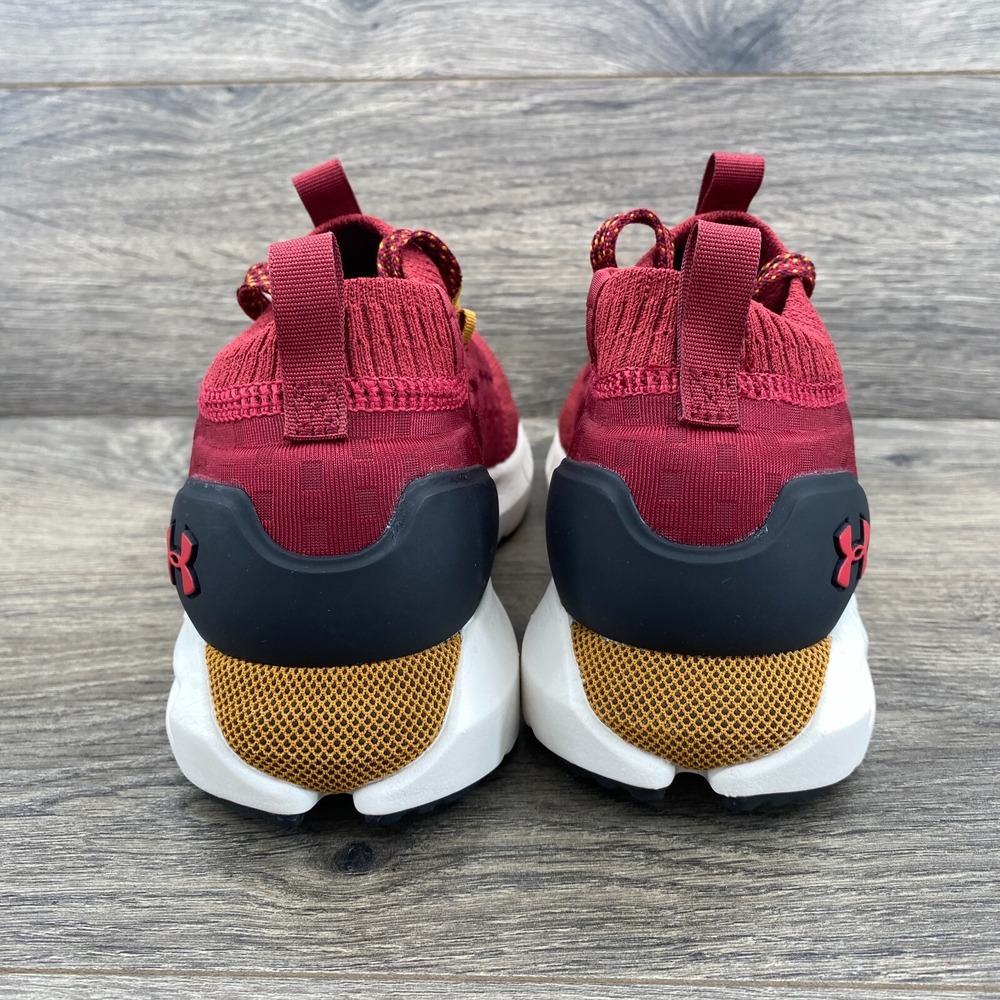 Under Armor Hovr Phantom 1 Running Sneakers Youth Boy's Size 5 Maroon 3028384 - Picture 8 of 12